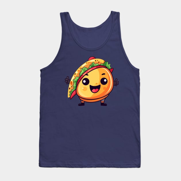 kawaii Taco T-Shirt cute potatofood funny Tank Top by nonagobich